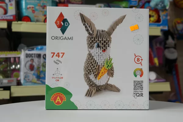 #1502 Origami ar 747 detaļām Zaķis / Cena 18.66 EUR