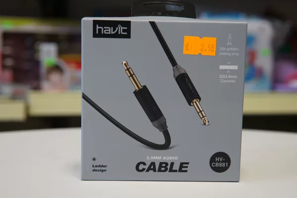 #4405 Kabelis 3.5mm audio 1 metrs / Cena 2.98 EUR
